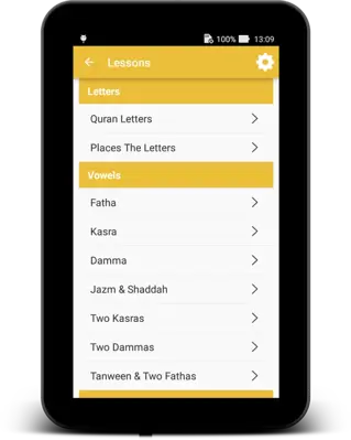 Quran Learning android App screenshot 5
